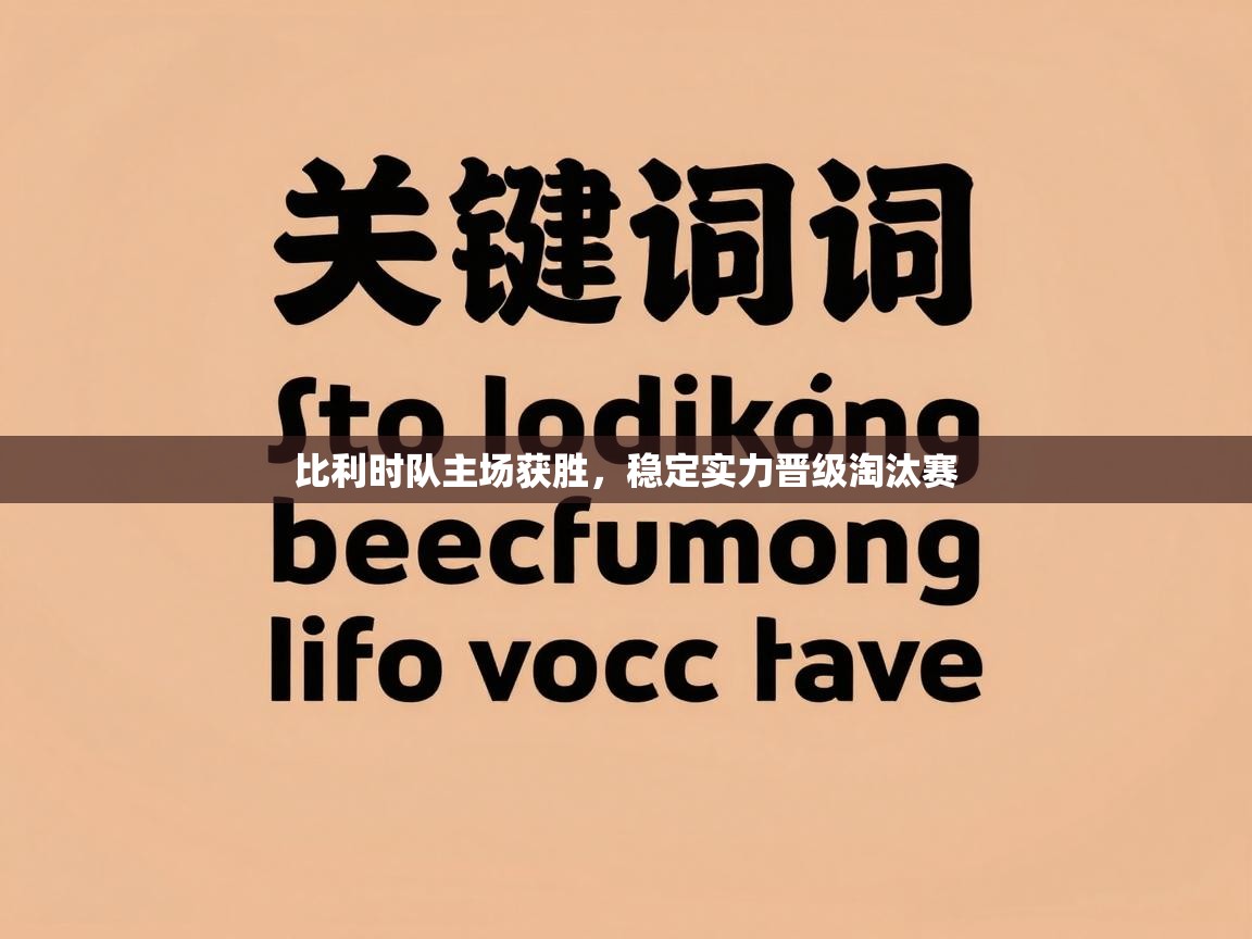 比利时队主场获胜，稳定实力晋级淘汰赛  第1张